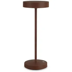 Ideal Lux LED Akku-Tischleuchte TOFFEE, 32cm, 2W, 3000K, 230lm, IP54, Touch-Dim, kaffee IDEA-347868