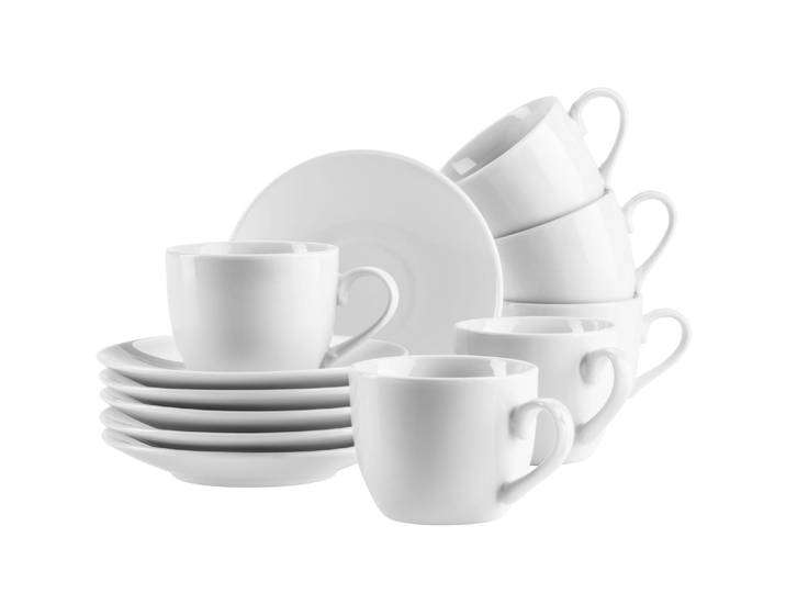 Tasse MÄSER Barca , weiß, 12, Trinkgefäße, Tasse