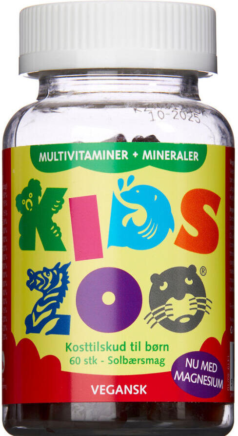 Kids Zoo Multivitaminer + Mineraler Kosttilskud 60 stk