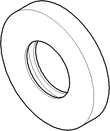 Dornbracht Rosette Schub 55 x 9 092722017-00 chrom