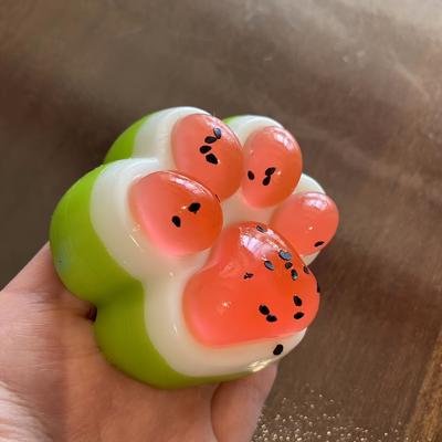Inspire Daily Merch Realistic Watermelon Cat Paw Squeeze Pinch Slow Rebound Fun Valentine's Day Birthday Gift Realistic Watermelon Cat Paw Squeeze Pinch Slow Rebound Fun Valentine's Day Birthday Gift