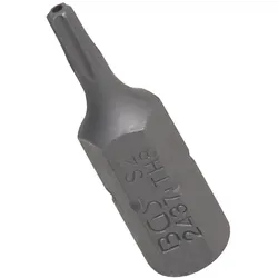 BGS 2437 Bit Nuss Stecknuss T-Profil (für Torx) mit Bohrung T8 Antrieb Außensechskant 6,3mm (1/4")