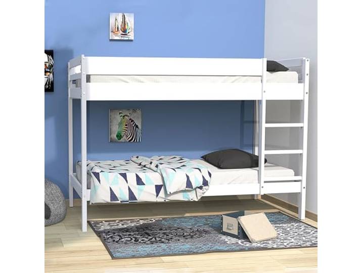 WEBER INDUSTRIES Etagenbett, 90 x 190 cm, Brice – Weiß