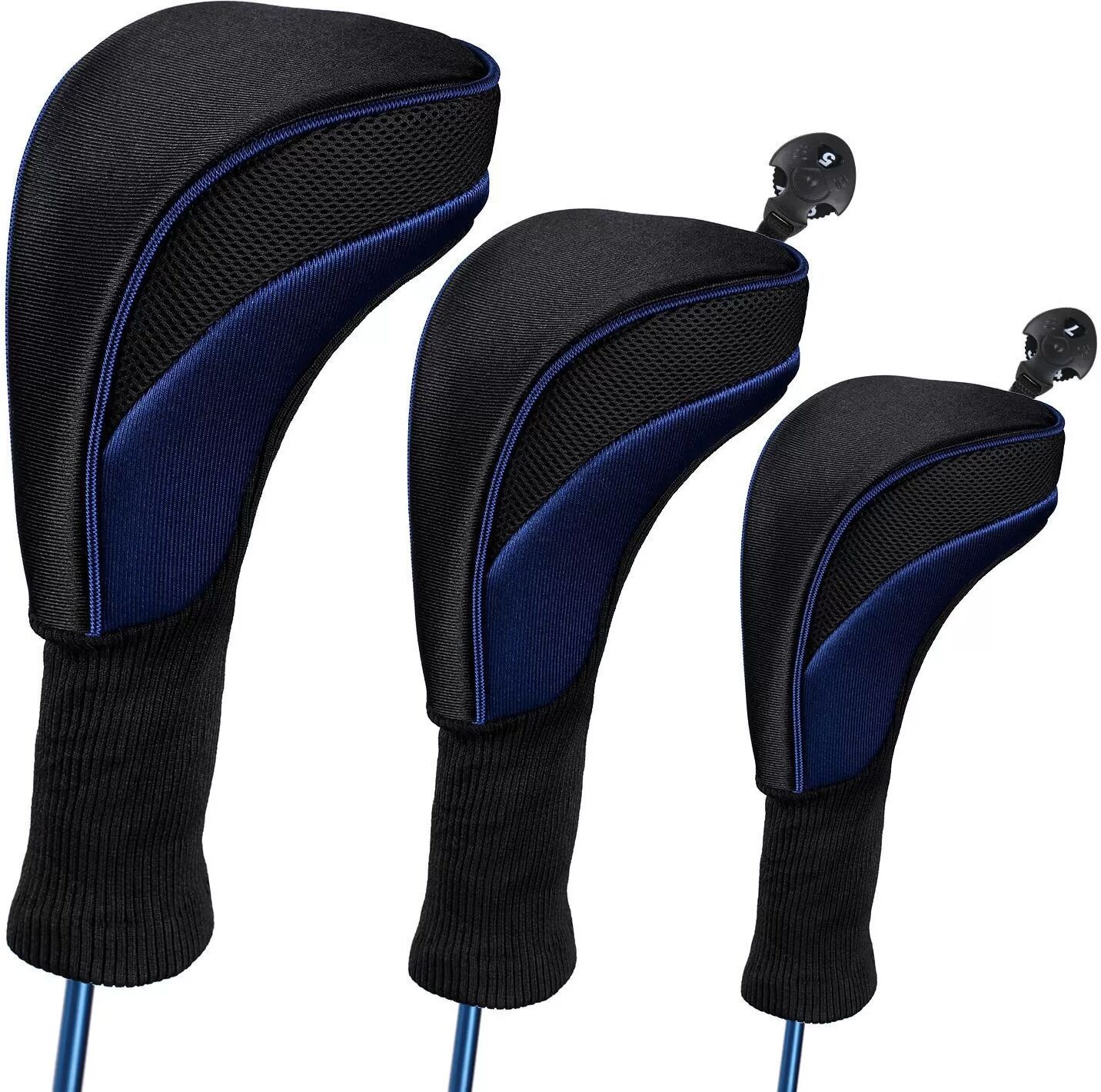 INF Golfschlägerhüllen – Hölzer 1, 3 und 5 Blau