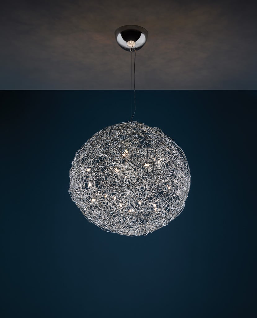 Catellani & Smith Fil De Fer Pendelleuchte (Ø 50cm, aluminium) Ø 50cm | aluminium F5SL