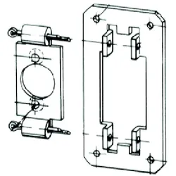 Somfy Haltebügel mit Bohrung 20mm für LS 40 9701540