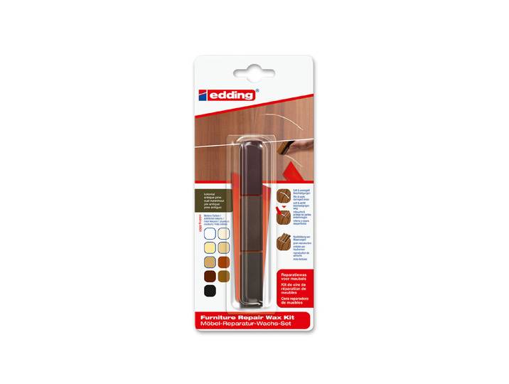 Edding Möbelreparaturwachs-Set Kolonial