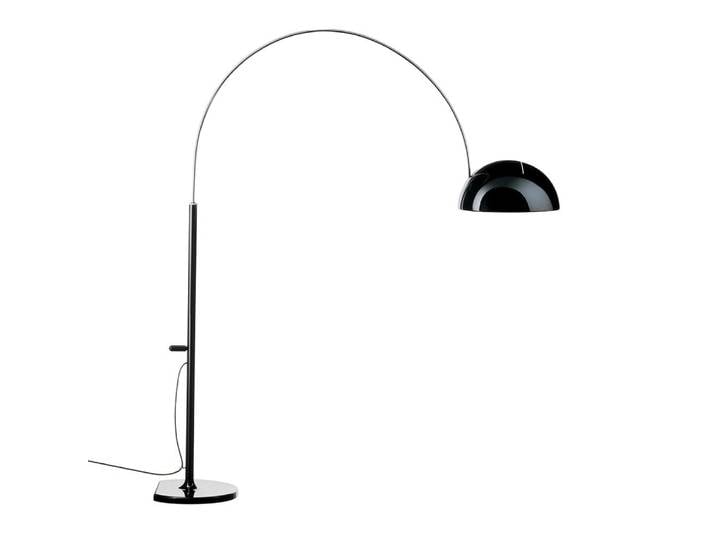 OLUCE lampadaire Coupé 3320R (Noir - Aluminium et métal chromé)