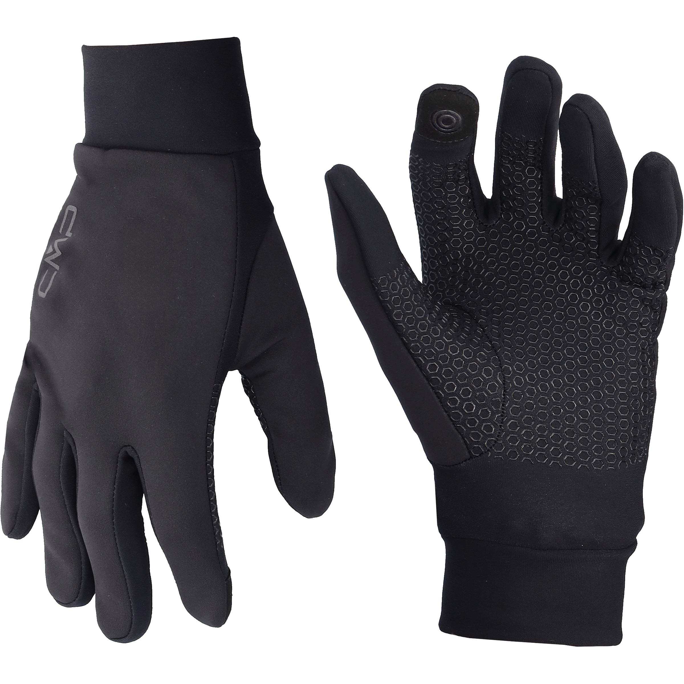 CMP Herren Fingerhandschuhe schwarz Größe S Langlauf Skating | Langlauf Klassik | Trailrunning | Laufen Elastisch Wasserabweisend
