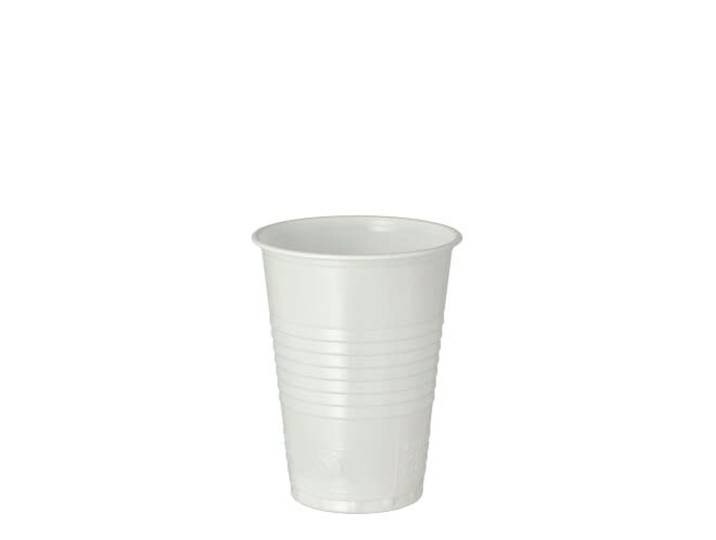 3000 Trinkbecher, PS automatengängig 0,18 l Ø 7,03 cm · 9,1 cm weiss Plastikbecher Automatenbecher