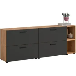 Tchibo - xonox Wohnkombination »Only« - 176x34x97cm - schwarz -