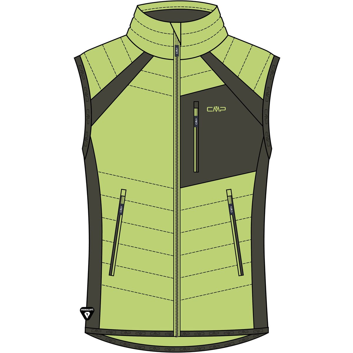CMP MAN Vest Hybrid mela (E406) 46 36Z5017-E406-46