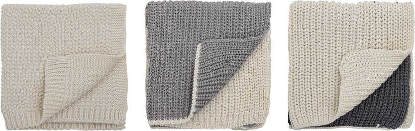 Creative Collection Odette Karklud 3-Pak, 27x27 Cm, 100% Bomuld
