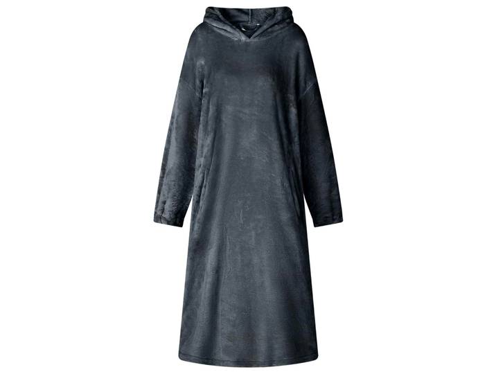 vidaXL Decken-Hoodie Marineblau S Flanell