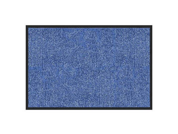 Schmutzfangmatte Karat, Blau, Uni, rechteckig, 90x150 cm, Made in EU, rutschfest, Teppiche und Böden, Schmutzfangmatten, Schmutzfangmatten