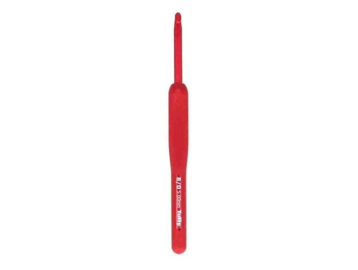 Tulip Etimo Red Crochet Hook Soft-Grip 5 mm - 1 piece