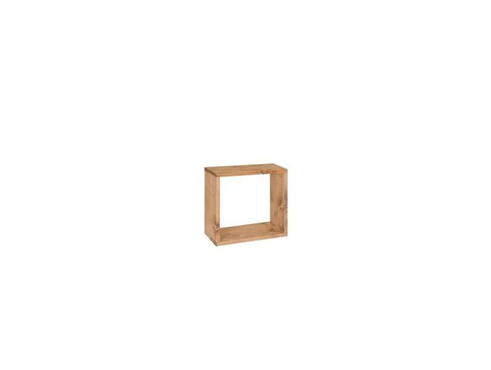 Étagère en bois massif marron clair