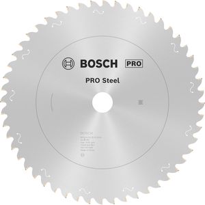 Bosch Kreissägeblatt PRO Steel, 2608844867, 254 x 25,4 mm, 52 Zähne, für Stahl