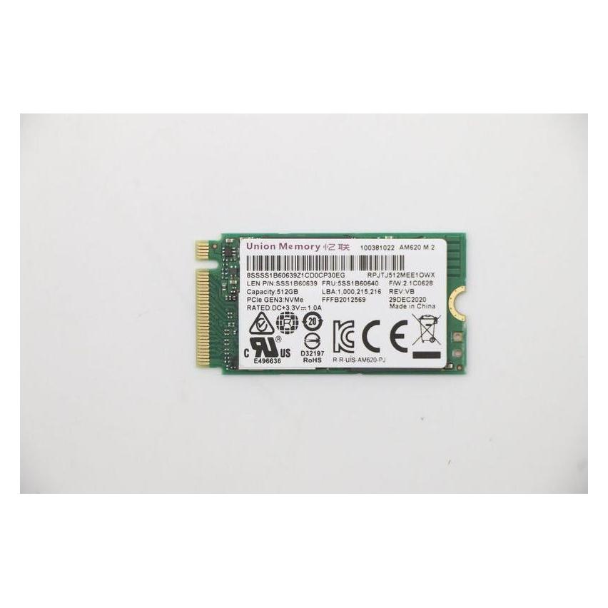 Lenovo UMIS AM620 512GB PCIe 2242 (512 GB, M.2 2242) (5SS1B60640)