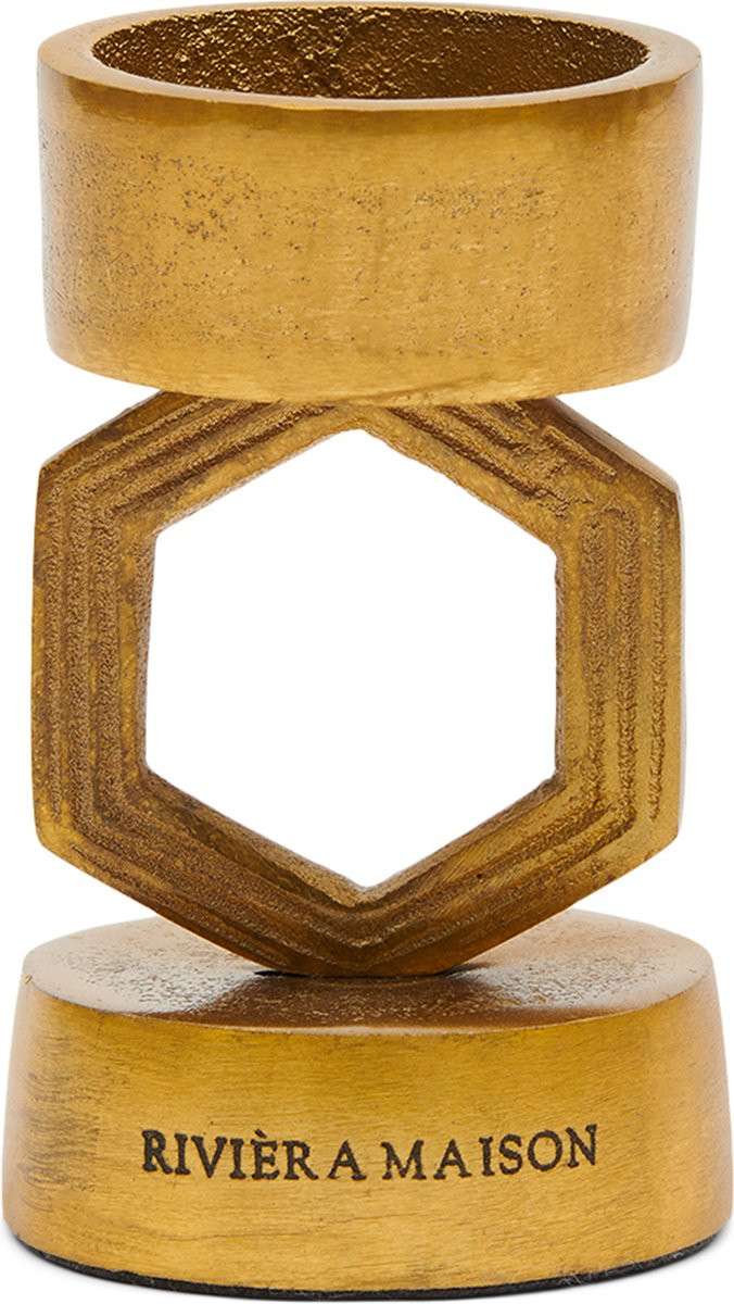Riviera Maison Kandelaar Camelot Goud voor Tealight