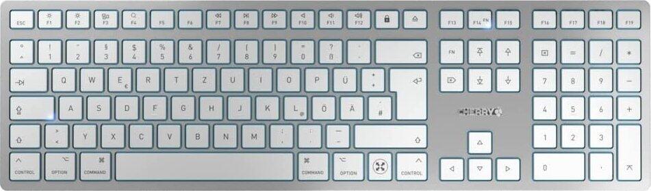 CHERRY KW 9100 Slim for MAC - Silver JK-9110DE-1