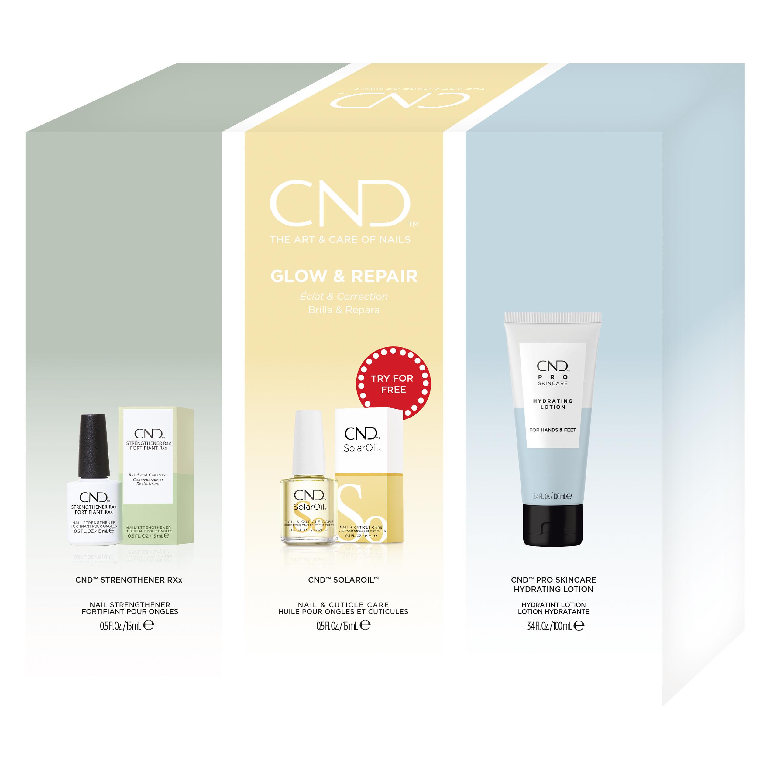 CND - Glow & Repair Trio Kit (15 ml) (01975)