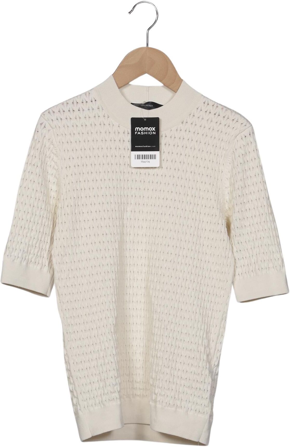 Hallhuber Damen Pullover, Cremeweiß, Gr. S, Viskose / Synthetik - Second Hand