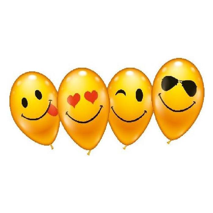 Karaloon Luftballon rund Whats Smile 8 Stück (8x) (30057)