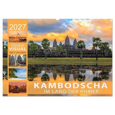 KAMBODSCHA - Im Land der Khmer (Wandkalender 2027 DIN A2 quer), CALVENDO Monatskalender
