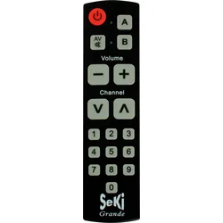 SEKI GRANDE SW - SeKi Grande, lernfähige Universalfernbedienung, schwarz