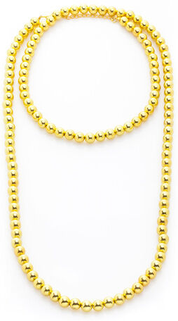 Perlen-Kette, gold
