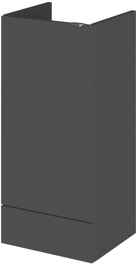 Nuie Fusion Freestanding Bathroom Storage Black 86.4cm H x 40cm W x 35.3cm D