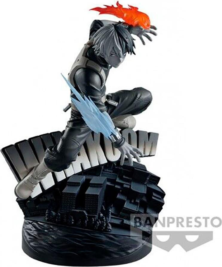 My Hero Academia Shoto Todoroki Brush Tones Diorama-stijl figuur, Meerkleurig