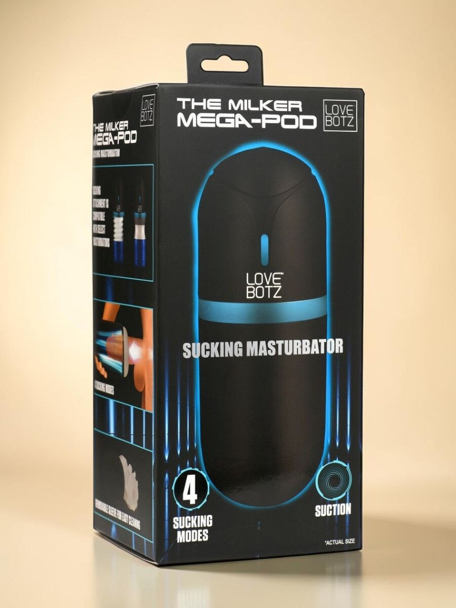 The Milker Masturbateur Mega-Pod à Succion avec Textures Intérieures