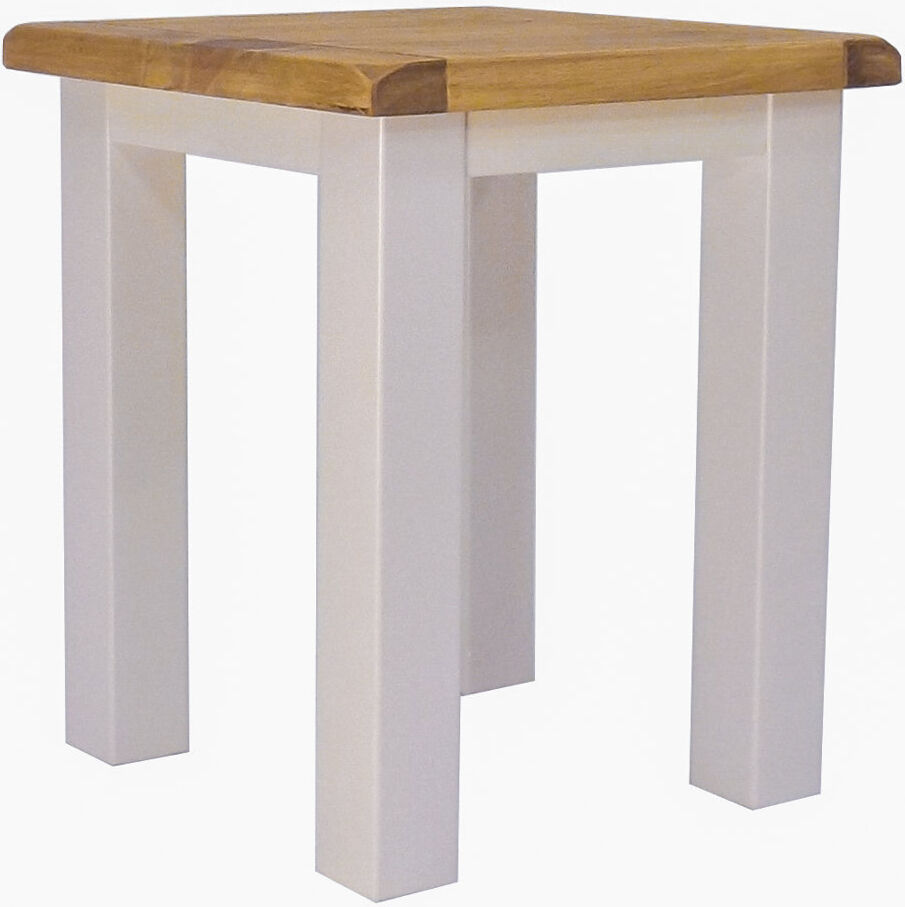 ClassicLiving Jerry End Table Light Wood 47cm H X 40cm W X 40cm D