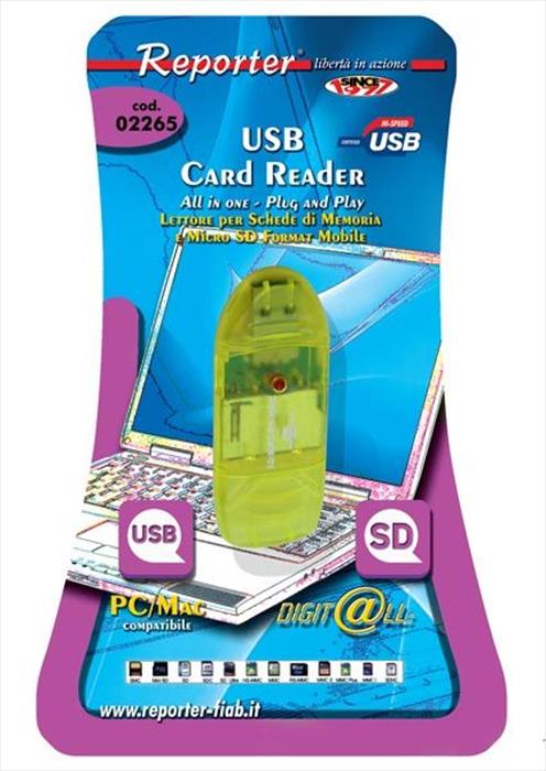 REPORTER 02265 Card Reader Per Schede Sd