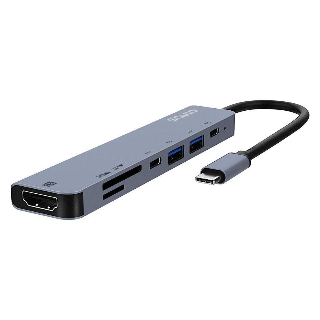 Savio AK-82 (USB-C, 7 Ports) (AK-82)