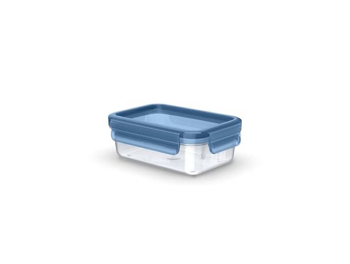 Emsa Clip & Close Eco Frischhaltedose, 0,55 L, Öko-Design, auslaufsicher, hygienisch, mikrowellen-/gefrier-/spülmaschinengeeignet, Blau, N1171200