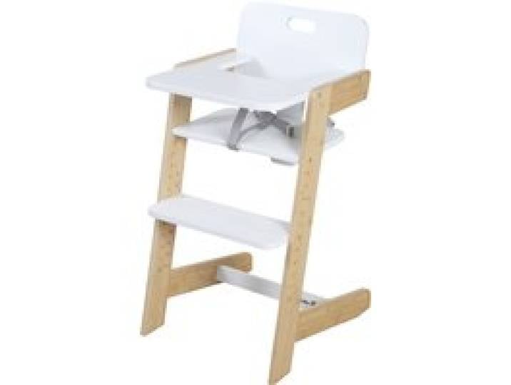 ROBA Chaise haute évolutive (blanc-bambou)