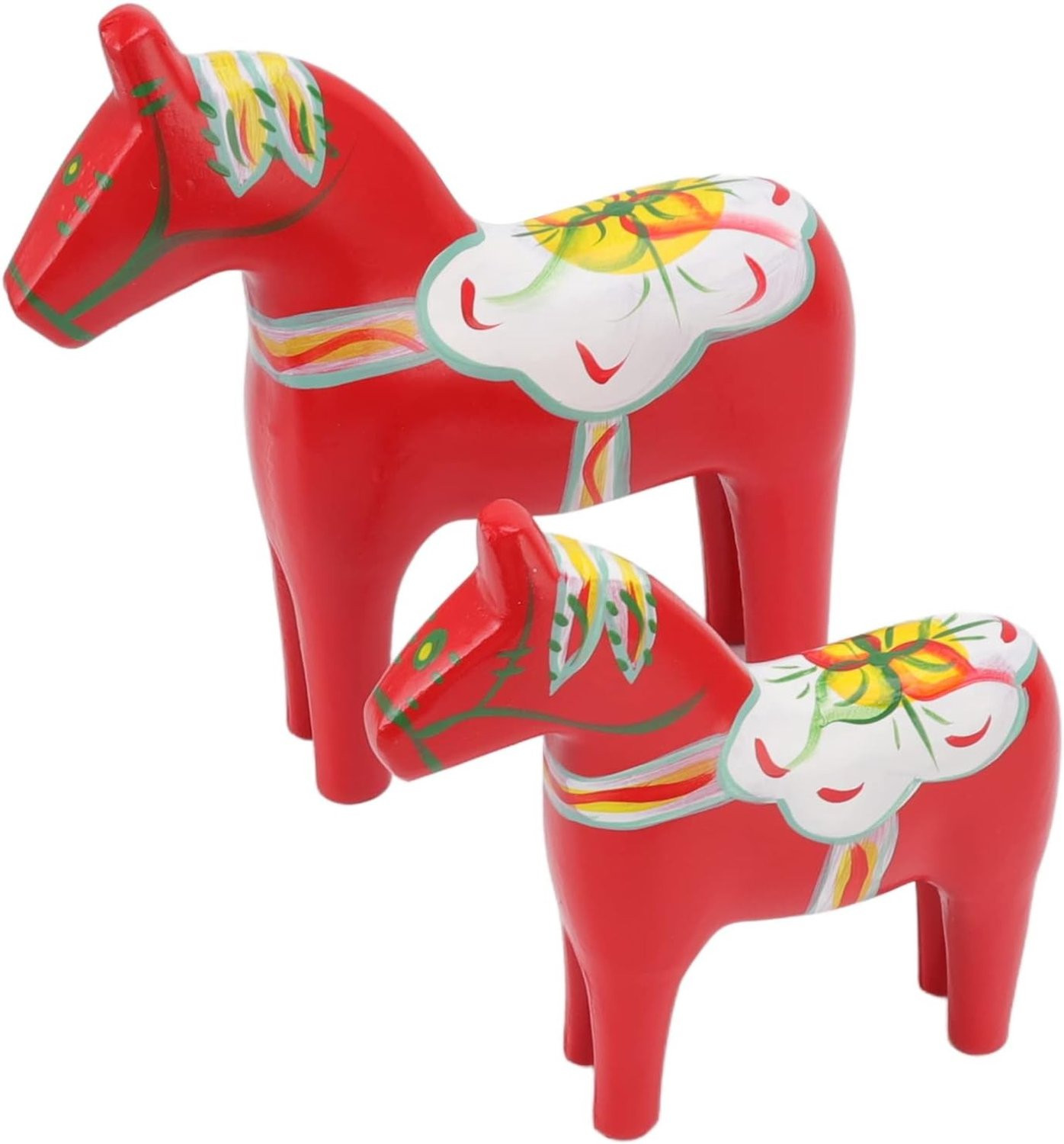 Handgemaakte houten Dala paarden voor decoratie en verzamelaars
