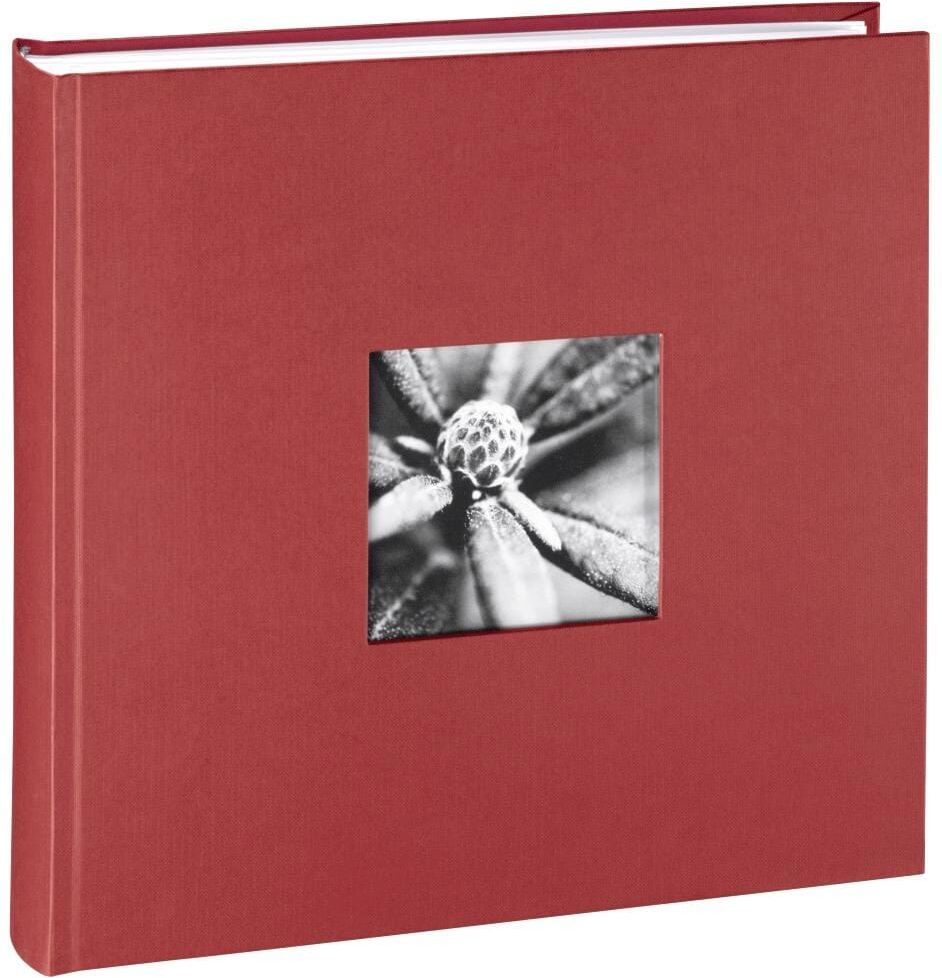 Hama Fotoalbum "Jumbo Fotoalbum 30 x 30 cm, 100 Seiten, Album, Bordeaux", rot (bordeaux), B:30cm H:5cm L:30,2cm, Fotoalben, Fotoalbum
