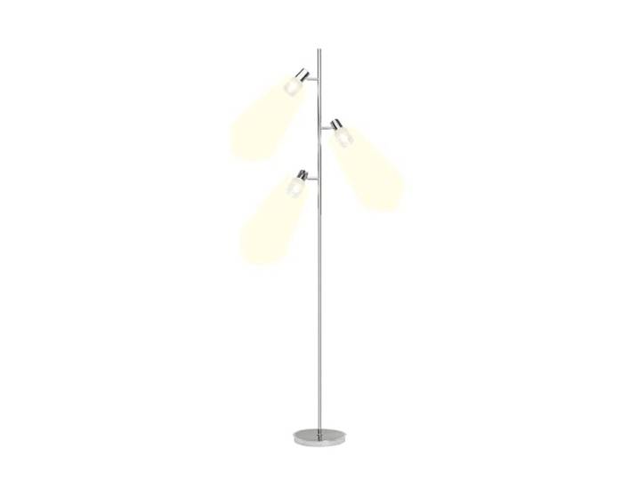 Brilliant G32459/77 Lea Lampadaire LED à 3 Lumières 3 W E14 230 V Acier/Chrome
