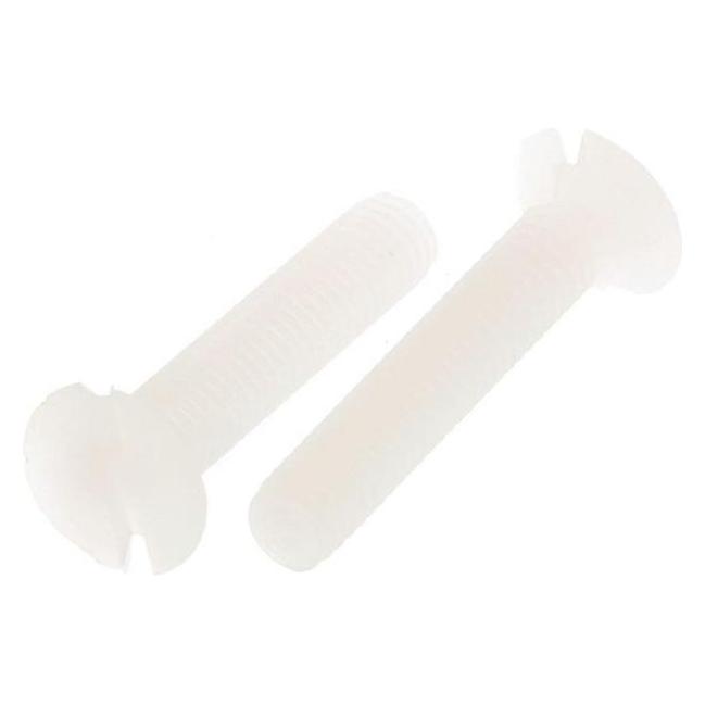 RS PRO Senkkopf Schlitz Schrauben, M3 x 16mm Nylon (100 Schrauben pro Stück) (2326919)