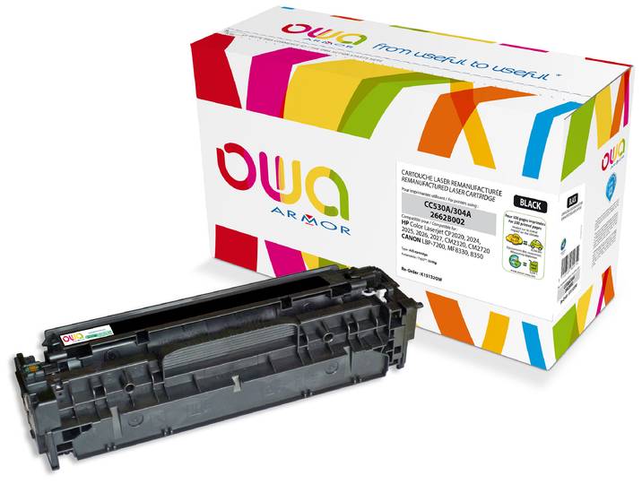 OWA Toner compatible HP 304A CC530A - K15132OW - Noir