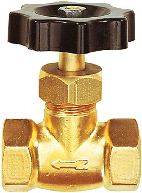 Riegler Robinet à pointeau, laiton, avec réglage fin, G 3/8 FI, DN 4 (210.81)