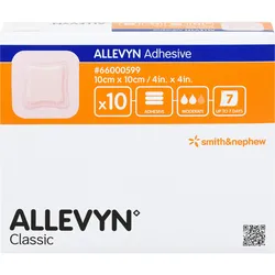 Allevyn Adhesive 10x10 cm Haftende Wundauflage 10 ST