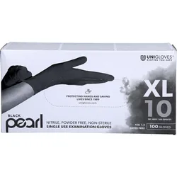 Einmal Handschuhe Nitril Schwarz Xl 100 ST