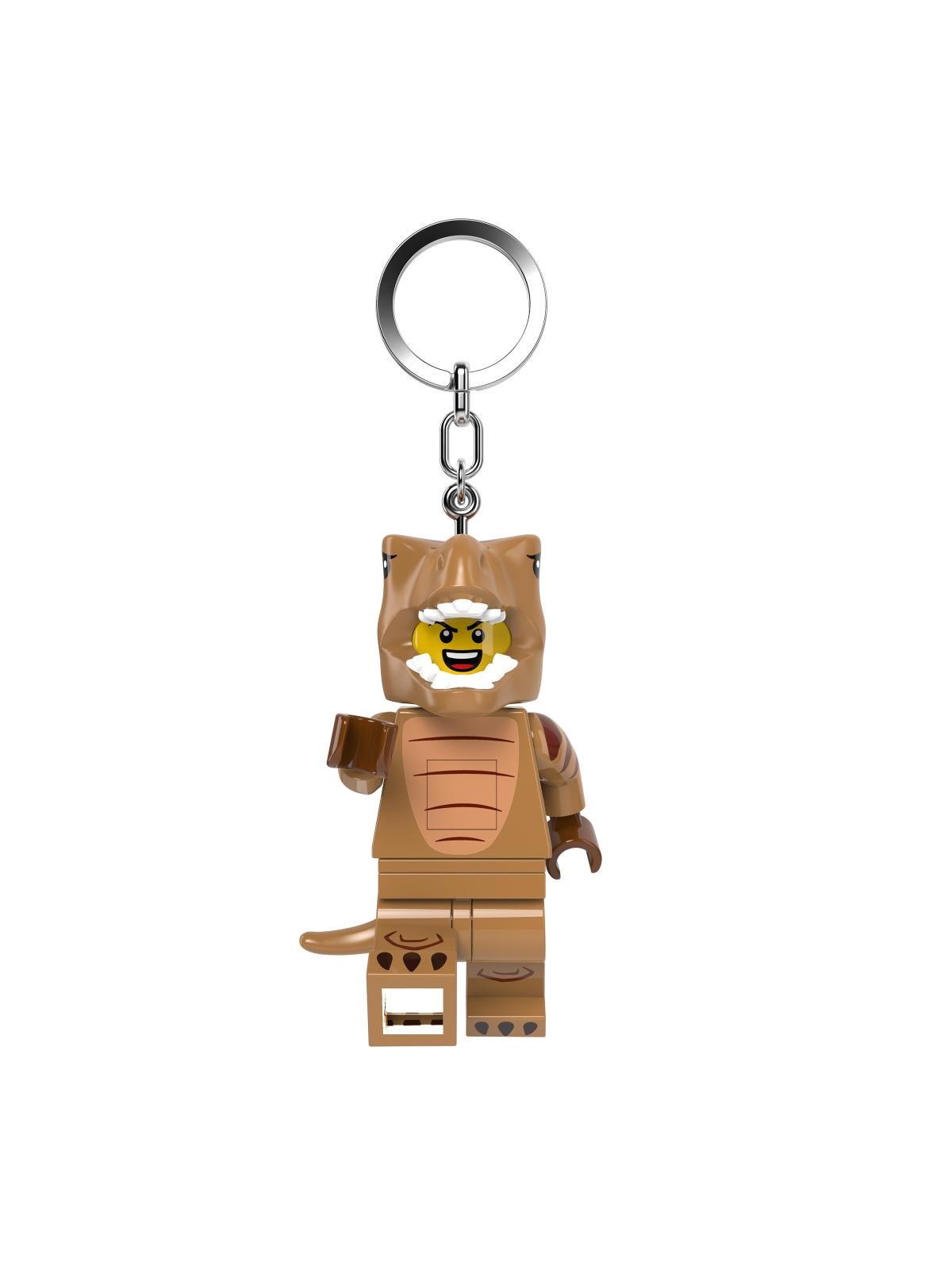 Euromic LEGO Minifigurines Keychain Light T-Rex Costume Fan