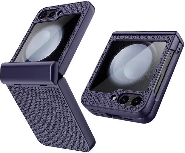 INF Coque Samsung Galaxy Z Flip 6, Coque de protection antichoc avec protection de la charnière Bleu