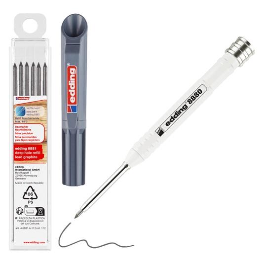 Edding DIY Baumarker Graphit 4-8880-8881 Tieflochmarker Grau, Weiss 1 Set (1x) (4-8880-8881)